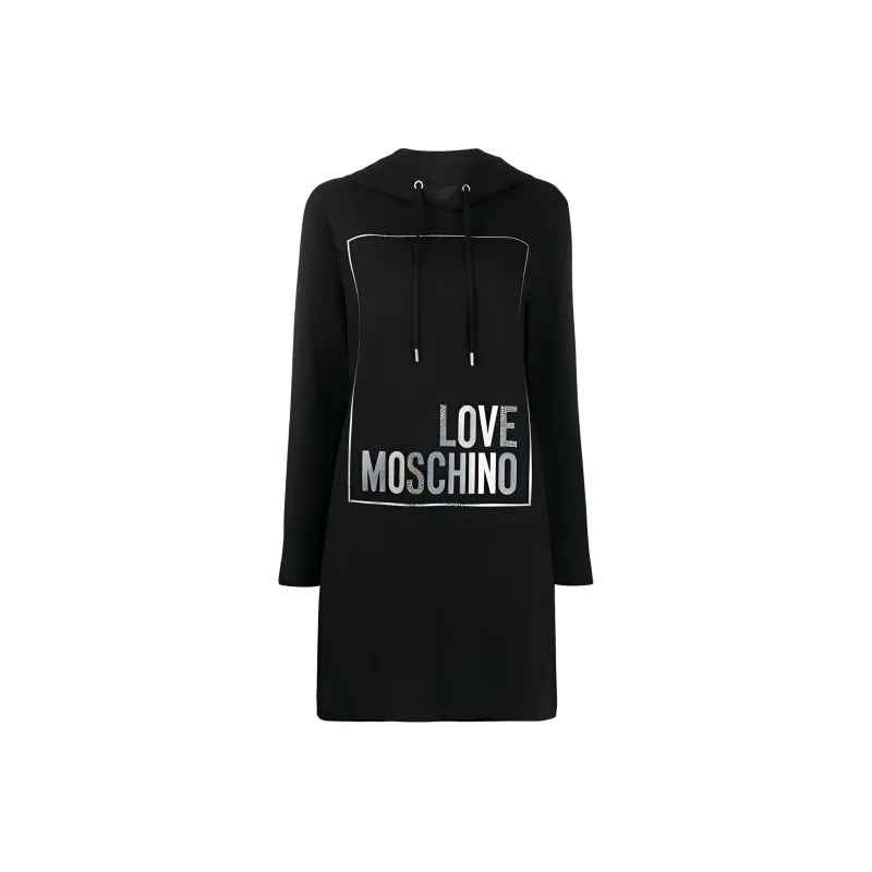 MOSCHINO Long Sleeved Dresses Women's Black-0
