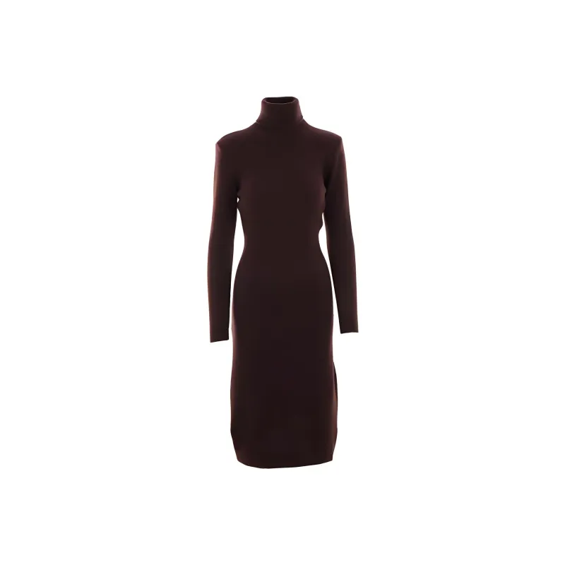 TOM FORD Cut-Out Detailed Knitted Midi Dress-0