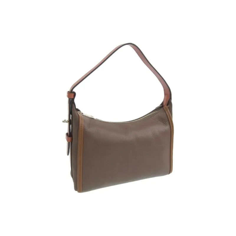 Furla Net Collection Leather Handbag Mini Women's Brown-1