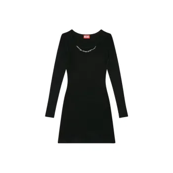 DIESEL D Matic Chain Necklace Short Dress