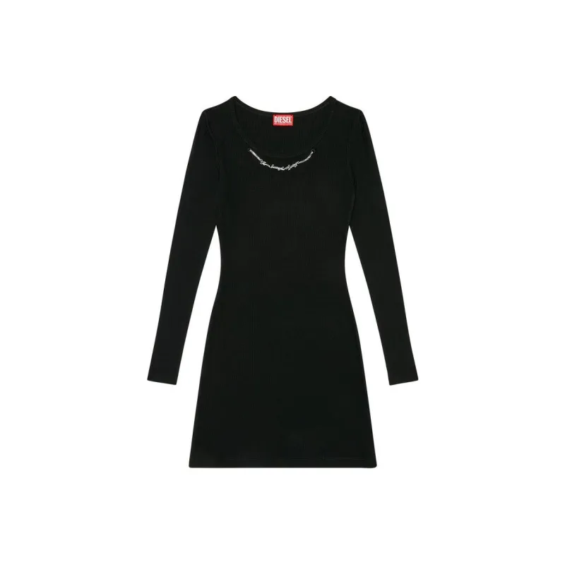 DIESEL D Matic Ribbed knit Minidress-0