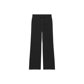 ARITZIA Sweatfleece Cozy Fleece Boyfriend Basic Wide Sweatpant Knitted Sports Pants Women's Black