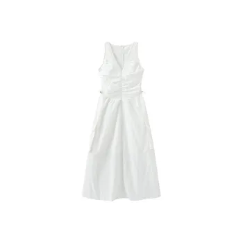 Cubic Sleeveless Dresses Women's