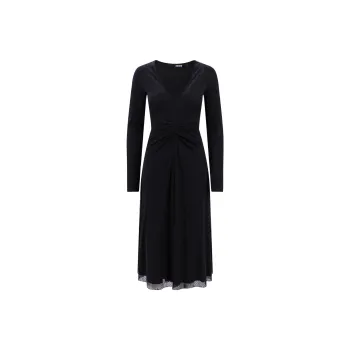 Rotate Long-Sleeved Dresses Women's Black