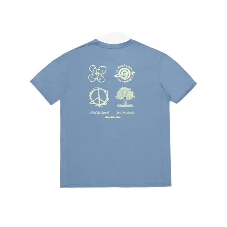 Quiksilver T Shirt Men's Crown Blue-1
