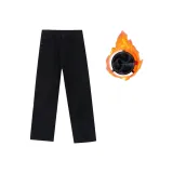 Black Fleece-Lined