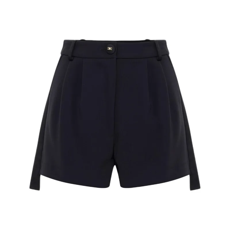 Elisabetta Franchi Pleated Shorts-0