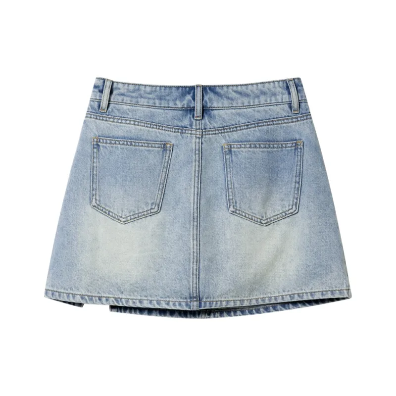 Bethine Denim Short Skirts Women's-1