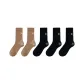 5-Pack (3 Black+2 Brown)
