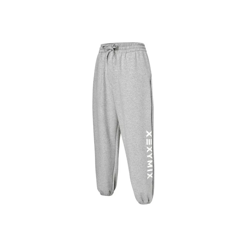 XEXYMIX SS25 Knitted Sweatpants Women's Blend Gray-0