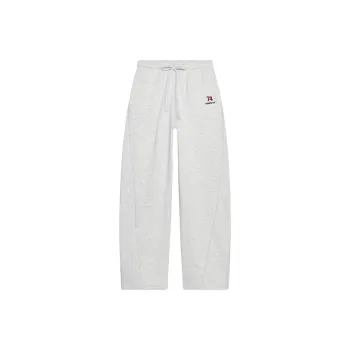 ZARA Knitted Sweatpants Women's Zebra Print Gray
