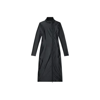 DIESEL D Silver Mock Neck Midi Dress