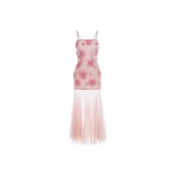 Wardrobes By Chen Dress Women's Coral Pink
