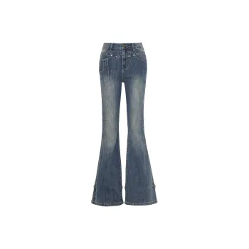 FHMY Jeans Women's Vintage Blue