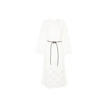 Zimmermann Belted Crochet Midi Dress