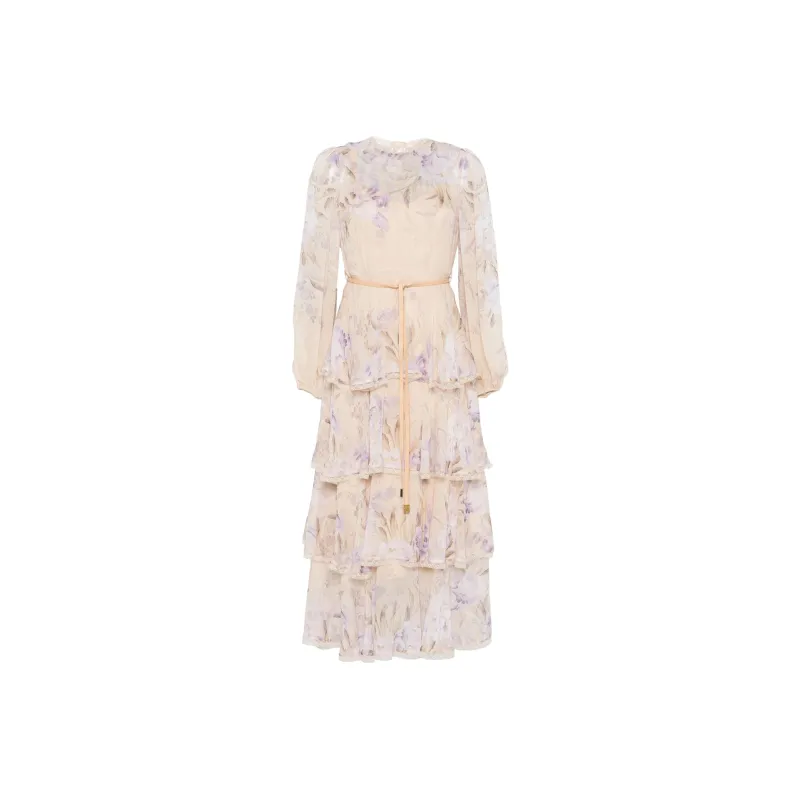 Zimmermann Eden Lace Edge Midi Dress-0