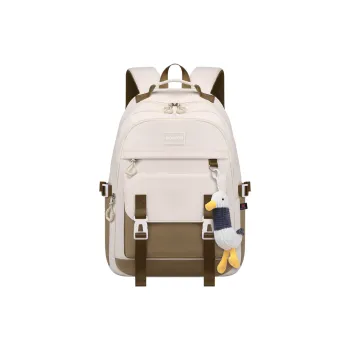 EDISON Water repellent Polyester Backpack Medium Size Unisex Multicolor