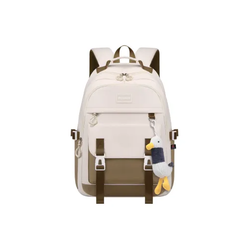 EDISON Water repellent Polyester Backpack Medium Size Unisex Multicolor