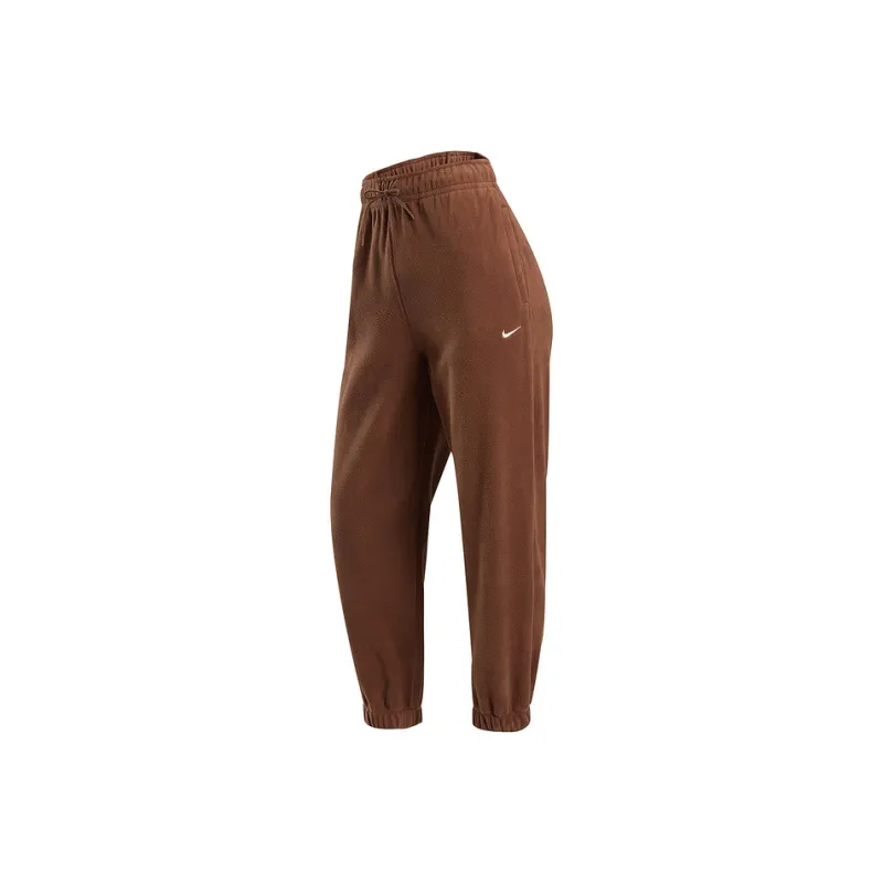 Nike AS W NK ONE TF PANT POLAR GCEL Knitted Sports Pants Women's Khaki-0