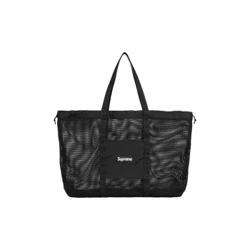 Supreme Polyester Tote Bag, Shopping Bag, Handbag Men's Black