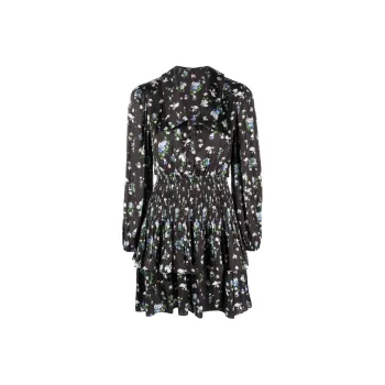 Maje Long-Sleeved Dresses Women's Black