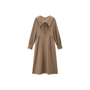 UNIQLO Long Sleeved Dresses Women's Caramel