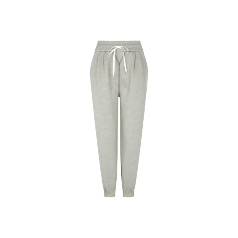 MIU MIU SS23 Knitted Sports Pants Women's Gray-0