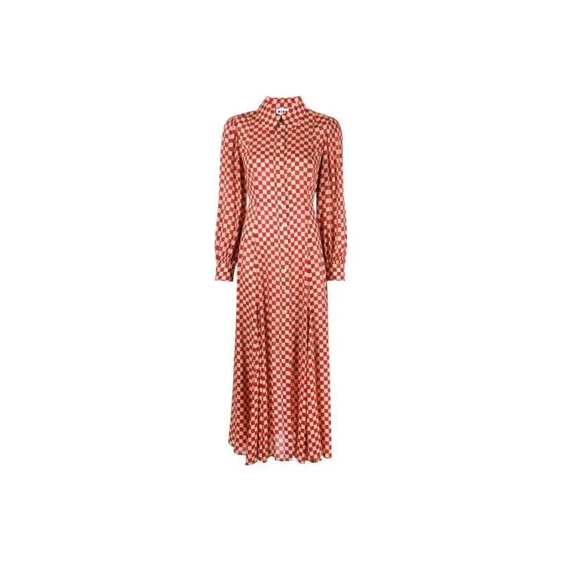 Rixo Long-Sleeved Dresses Women's Red-0