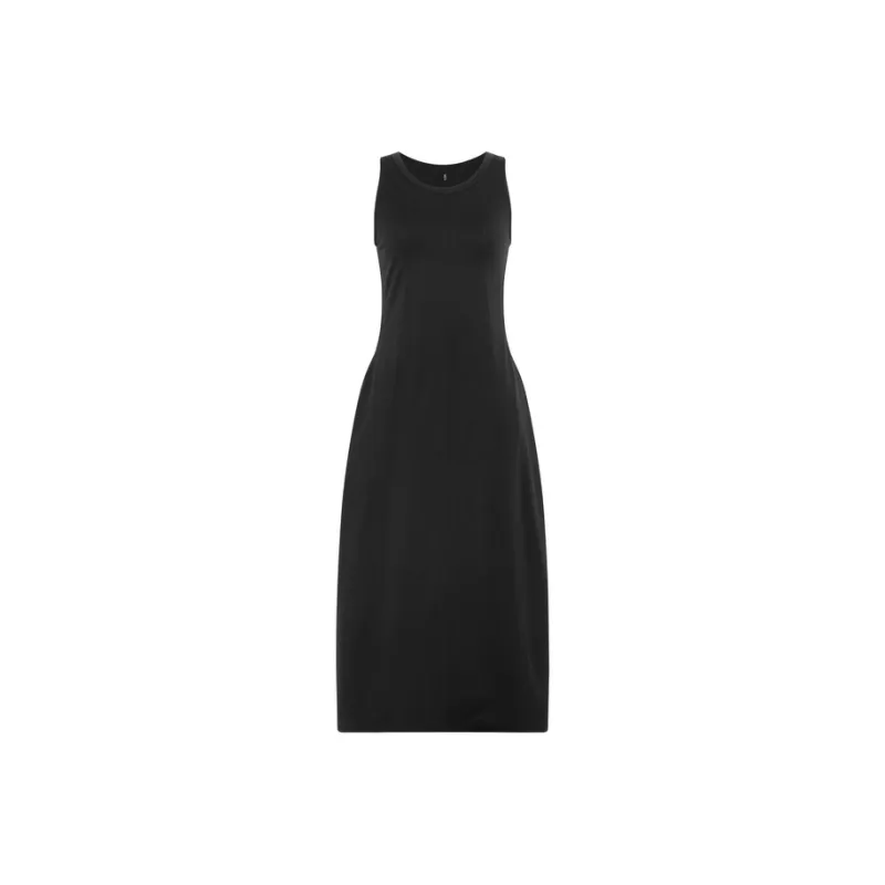 MEIYANG Sleeveless Dress Women's Black-1