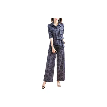 【dme】 Jumpsuit Women's Navy Blue