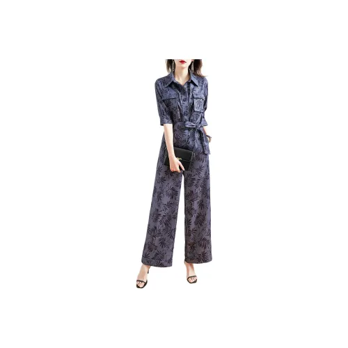 【dme】 Jumpsuit Women's Navy Blue