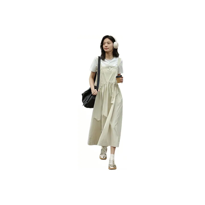 【dme】 Sleeveless Dress Women's Light Pea Green-0