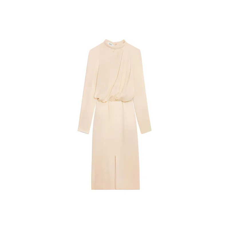 CELINE Long-Sleeved Dresses Women's Yellow-0