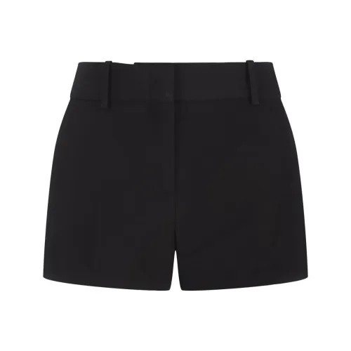 에르마노 설비노 블랙 여성 캐주얼 반바지