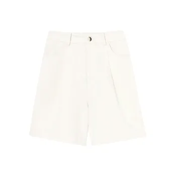 Orange Desire Casual Shorts Women's Elegant White