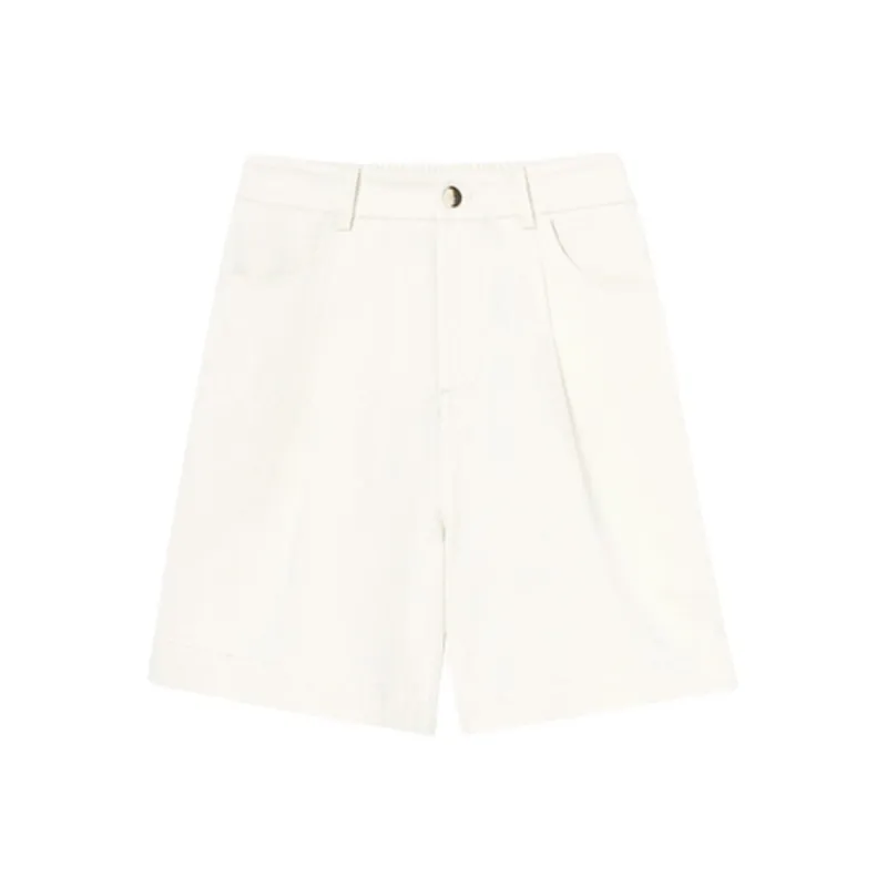 Orange Desire Casual Shorts Women's Elegant White-0