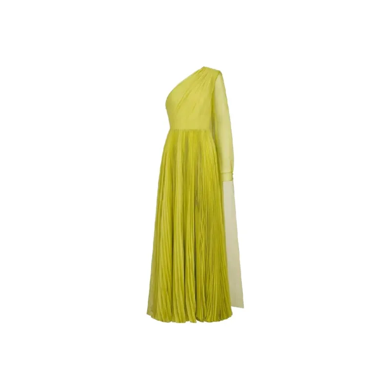 DIOR Long-Sleeved Dresses Women's Yellow-0
