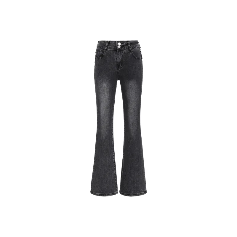 ZAZN Jeans Women's Black Gray Color-0