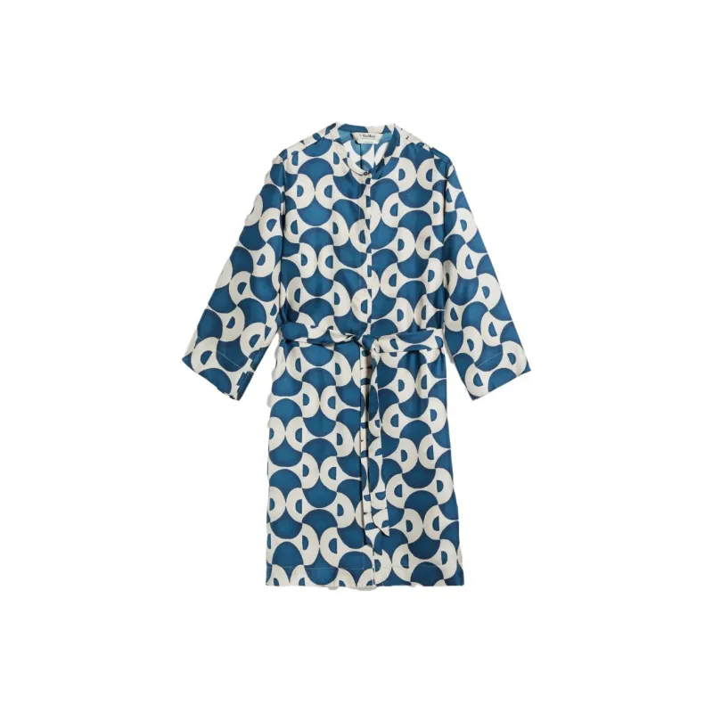 'S MAX MARA All Over Patterned Long Sleeved Dress-0