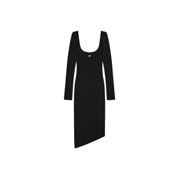 GIVENCHY FW24 Long Sleeved Dresses Women's Black
