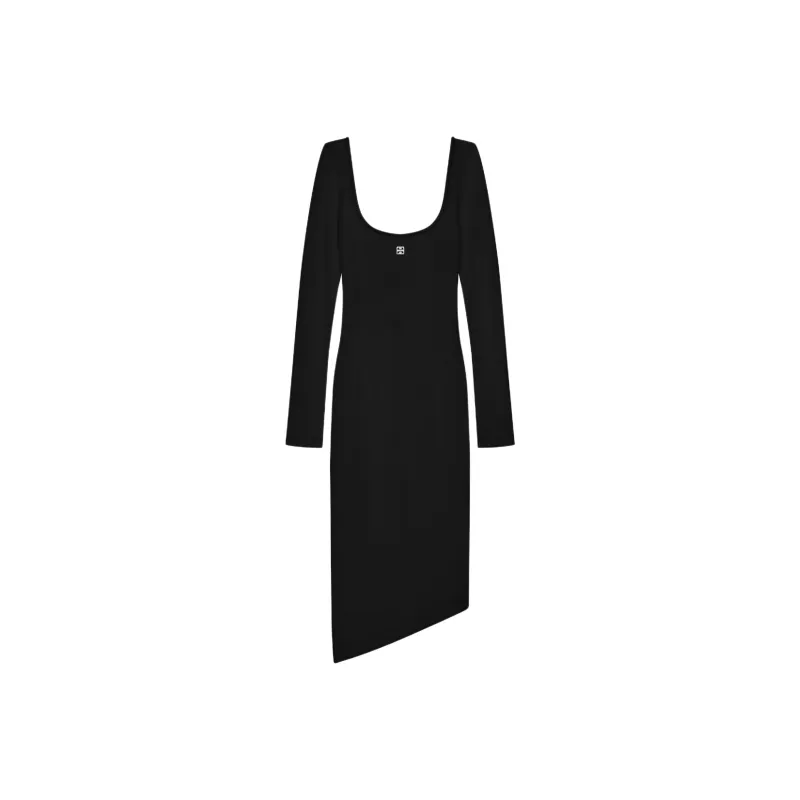 GIVENCHY FW24 Long Sleeved Dresses Women's Black-0