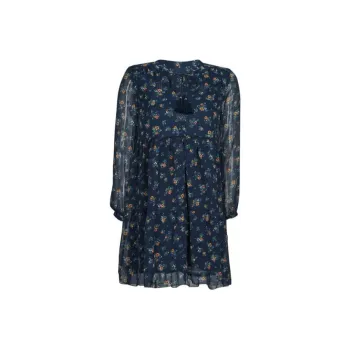 Pepe Jeans Long Sleeved Dresses Women's Marine Blue