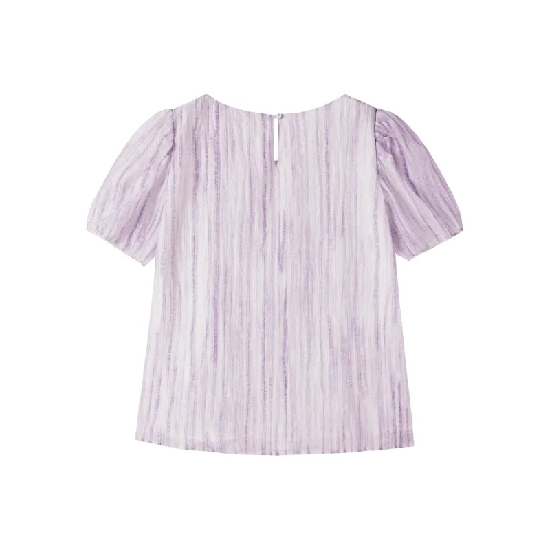 XIANGYING Shirts Women's Purple-1