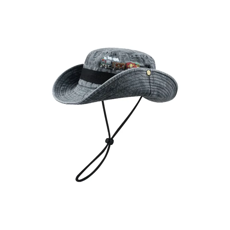 IOTS Polyester Bucket Hats Unisex-3