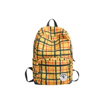 WICKBUEN Nylon Fabric Backpack Women's Yellow