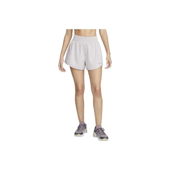 Nike One Casual Shorts Women's White Gold Purple