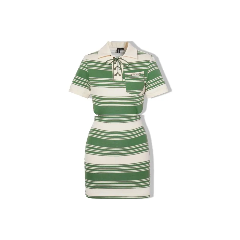 LA CRAWFISH Short Sleeved Dresses Women's-0