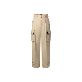 LOUIS VUITTON SS25 Women's Nautical Collection Cargo Pants Women's Beige