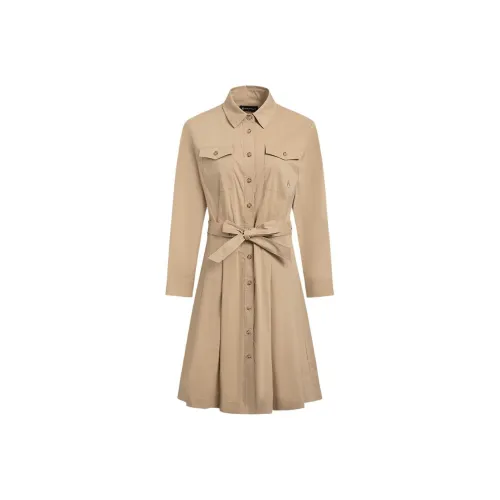 Hush Puppies Long Sleeved Dresses Women's Cappuccino