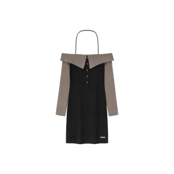 CHUU Long Sleeved Dresses Women's Black
